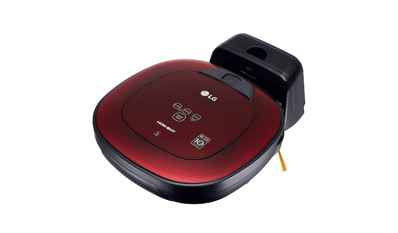 LG Ny robotdammsugare i ruby red färg med Smart Inverter Motor™ och ännu noggrannare rengöring i hörnen, VR8601RR